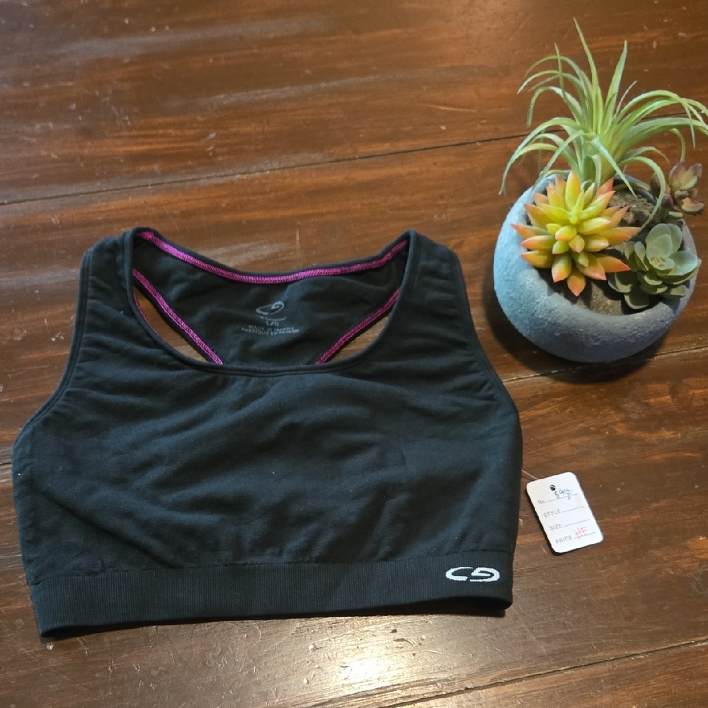 Champion Black and Pink Sports Bra #844